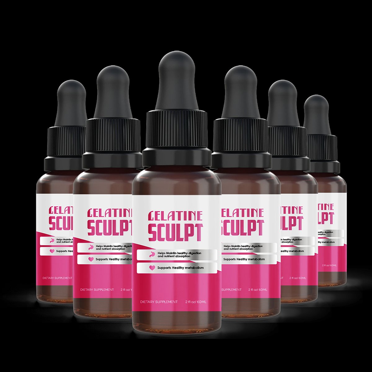 Gelatine Sculpt 6 Bottle Pack